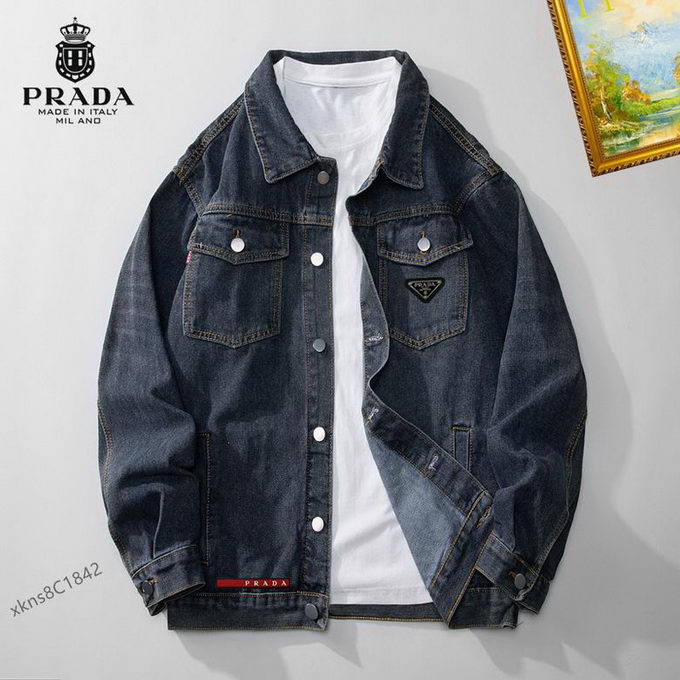 Prada Denim Jacket Mens ID:20250925-50